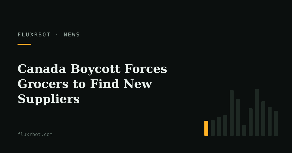 Canada Boycott Forces Grocers to Find New Suppliers