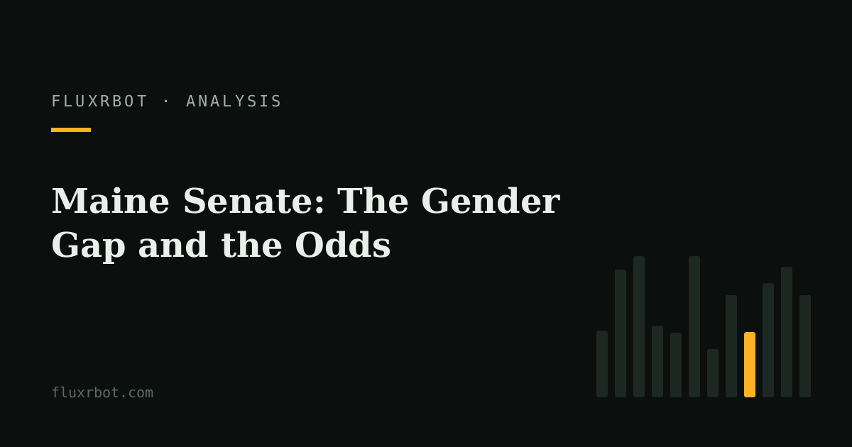 Maine Senate: The Gender Gap and the Odds