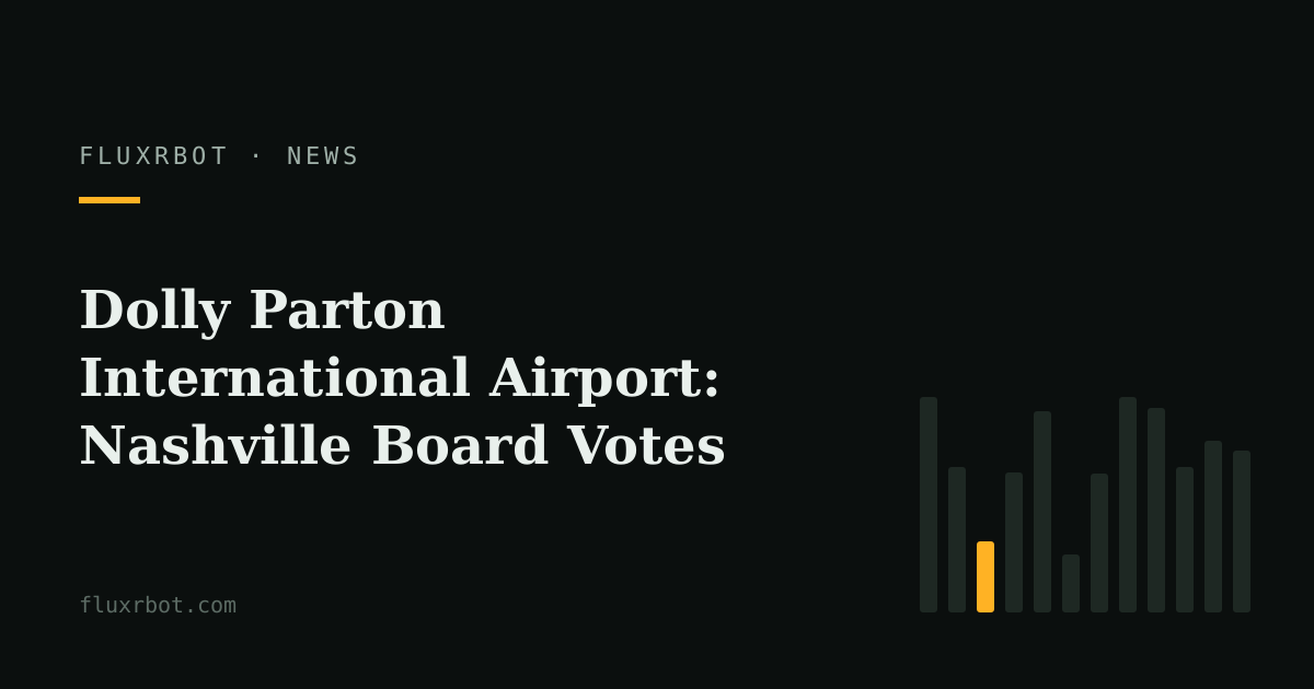 Dolly Parton International Airport: Nashville Board Votes
