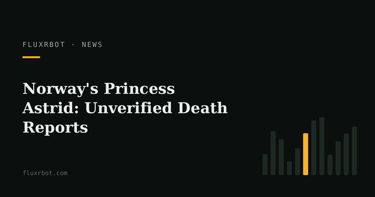 Norway's Princess Astrid: Unverified Death Reports