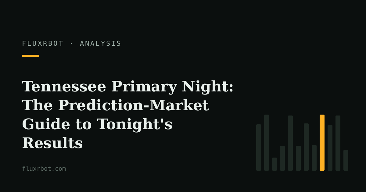 Tennessee Primary Night: The Prediction-Market Guide to Tonight's Results